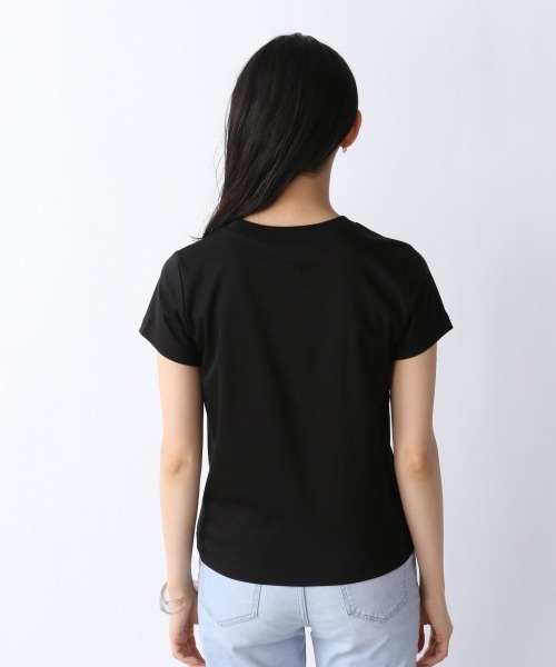JEANASIS（ジーナシス）の「シルケットスムースコンパクトＴ/952235（Tシャツ/カットソー・レディース・ホワイト/ブラック/ピンク系その他・FREE）」の14枚目の写真