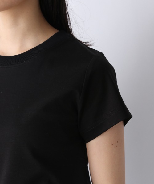 JEANASIS（ジーナシス）の「シルケットスムースコンパクトＴ/952235（Tシャツ/カットソー・レディース・ホワイト/ブラック/ピンク系その他・FREE）」の6枚目の写真