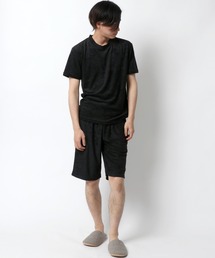 MARUKAWA（マルカワ）の「パイルTシャツ×ハーフパンツ セットアップ ワンマイルウェア ルームウェア（ルームウェア/パジャマ）」