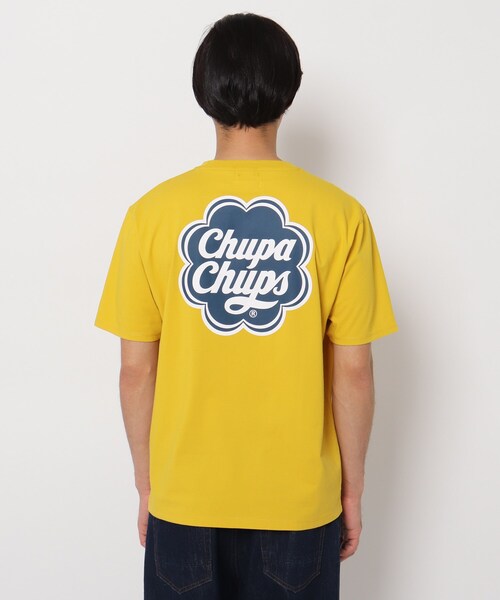 THE SHOP TK (ザ ショップ ティーケー )の「◆【SHELTECH×ChupaChups】バックプリントTシャツ(Tシャツ/カットソー・メンズ・イエロー/ネイビー/レッド系1/オフホワイト・02/03/04)」の6枚目の写真