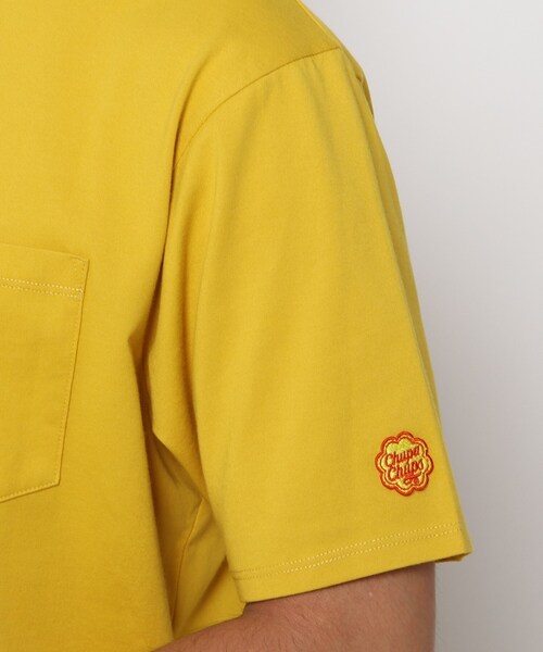 THE SHOP TK (ザ ショップ ティーケー )の「◆【SHELTECH×ChupaChups】バックプリントTシャツ(Tシャツ/カットソー・メンズ・イエロー/ネイビー/レッド系1/オフホワイト・02/03/04)」の10枚目の写真