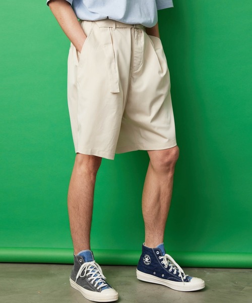 KGFR（カガフリ）の「直営店・WEB限定 KGFR(カガフリ)ワイドイージーショーツ（その他パンツ・メンズ・ブラック/ライトグレー/ベージュ/ライトグリーン・L/M/S）」の4枚目の写真