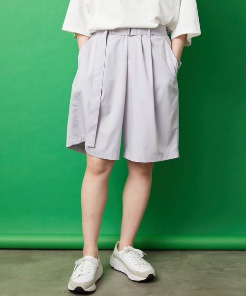 KGFR（カガフリ）の「直営店・WEB限定 KGFR(カガフリ)ワイドイージーショーツ（その他パンツ・メンズ・ブラック/ライトグレー/ベージュ/ライトグリーン・L/M/S）」の3枚目の写真