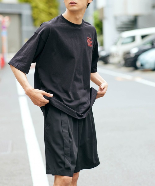 KGFR（カガフリ）の「直営店・WEB限定 KGFR(カガフリ)ワイドイージーショーツ（その他パンツ・メンズ・ブラック/ライトグレー/ベージュ/ライトグリーン・L/M/S）」の9枚目の写真