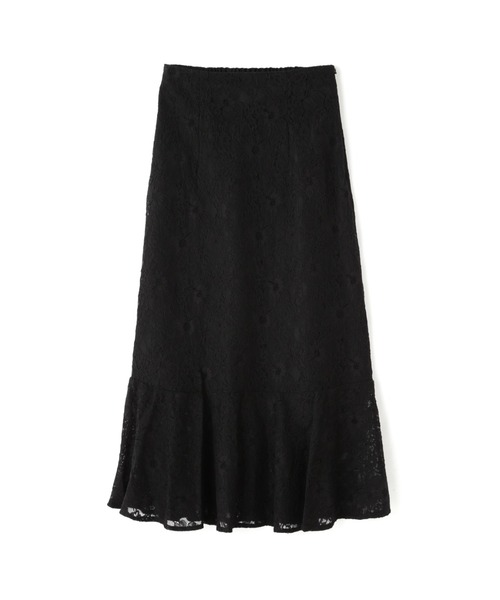 FREE'S MART（フリーズマート）の「【Sシリーズ対応】◇ハイウエストレースマーメードスカート（スカート・レディース・ホワイト/ブラック/ブラウン/パープル・SMALL/MEDIUM）」の3枚目の写真