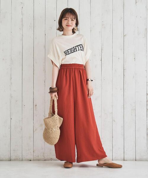 coen（コーエン）の「クレープサラサラスカーチョ#（その他パンツ・レディース・ホワイト系その他/コバルトブルー/テラコッタ/ブルー系その他2・MEDIUM/LARGE）」の21枚目の写真