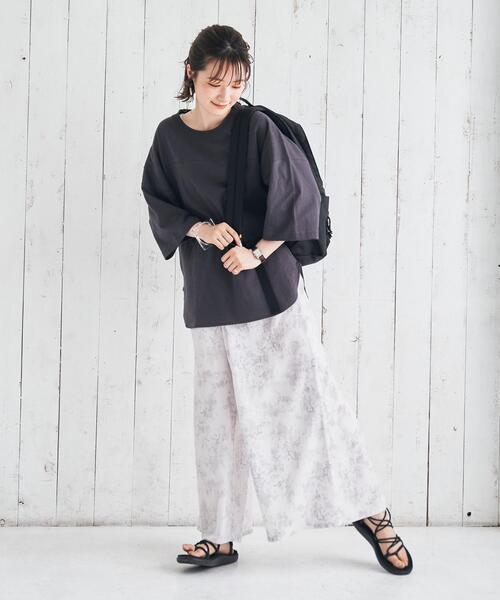 coen（コーエン）の「クレープサラサラスカーチョ#（その他パンツ・レディース・ホワイト系その他/コバルトブルー/テラコッタ/ブルー系その他2・MEDIUM/LARGE）」の22枚目の写真