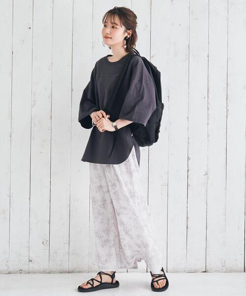 coen（コーエン）の「クレープサラサラスカーチョ#（その他パンツ・レディース・ホワイト系その他/コバルトブルー/テラコッタ/ブルー系その他2・MEDIUM/LARGE）」の14枚目の写真