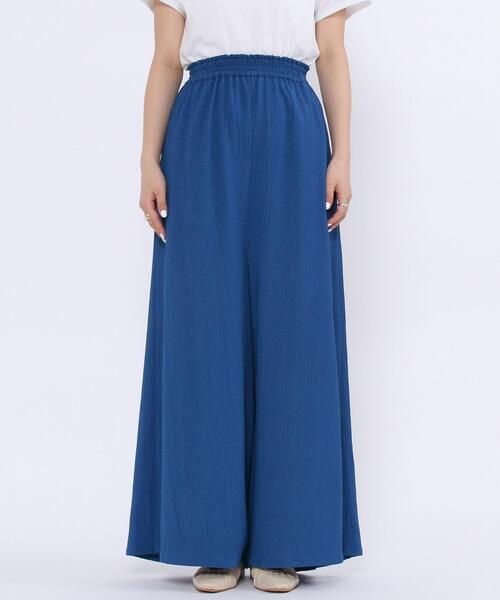 coen（コーエン）の「クレープサラサラスカーチョ#（その他パンツ・レディース・ホワイト系その他/コバルトブルー/テラコッタ/ブルー系その他2・MEDIUM/LARGE）」の7枚目の写真