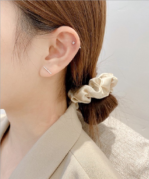 Ritomo De Ricco（リトモ・デ・リコ）の「プチピアス3点セット金アレ対応SV925（ピアス（両耳用）・レディース・シルバー/ゴールド・FREE）」の8枚目の写真