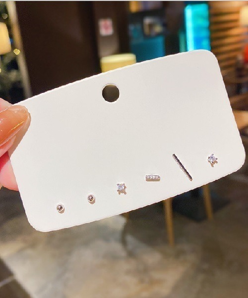 Ritomo De Ricco（リトモ・デ・リコ）の「プチピアス3点セット金アレ対応SV925（ピアス（両耳用）・レディース・シルバー/ゴールド・FREE）」の10枚目の写真