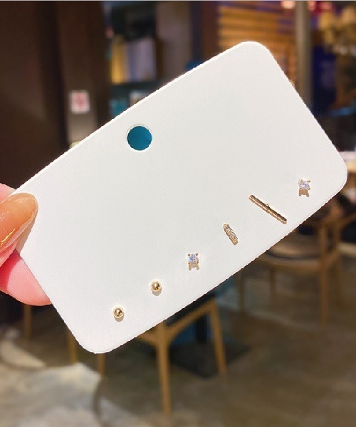 Ritomo De Ricco（リトモ・デ・リコ）の「プチピアス3点セット金アレ対応SV925（ピアス（両耳用）・レディース・シルバー/ゴールド・FREE）」の11枚目の写真