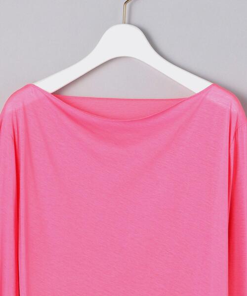 AEWEN MATOPH（イウエン マトフ）の「＜AEWEN MATOPH（イウエン マトフ）＞シアー ボートネック カットソー（Tシャツ/カットソー・レディース・ホワイト/ブラック/ピンク・FREE）」の16枚目の写真