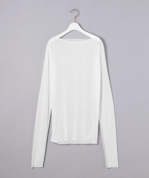 AEWEN MATOPH（イウエン マトフ）の「＜AEWEN MATOPH（イウエン マトフ）＞シアー ボートネック カットソー（Tシャツ/カットソー・レディース・ホワイト/ブラック/ピンク・FREE）」の19枚目の写真