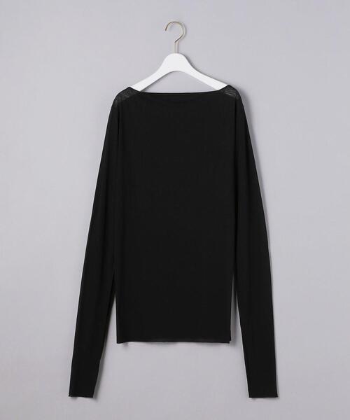 AEWEN MATOPH（イウエン マトフ）の「＜AEWEN MATOPH（イウエン マトフ）＞シアー ボートネック カットソー（Tシャツ/カットソー・レディース・ホワイト/ブラック/ピンク・FREE）」の21枚目の写真