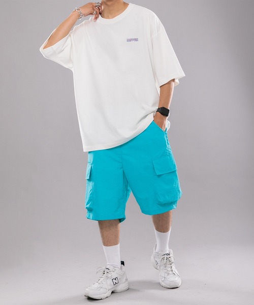 kutir(クティール)の「ナイロンカーゴハーフパンツ(その他パンツ・メンズ・ライトブルー/ブラック・SMALL/MEDIUM/LARGE)」の20枚目の写真