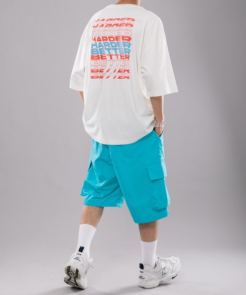 kutir(クティール)の「ナイロンカーゴハーフパンツ(その他パンツ・メンズ・ライトブルー/ブラック・SMALL/MEDIUM/LARGE)」の3枚目の写真