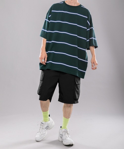 kutir(クティール)の「ナイロンカーゴハーフパンツ(その他パンツ・メンズ・ライトブルー/ブラック・SMALL/MEDIUM/LARGE)」の15枚目の写真
