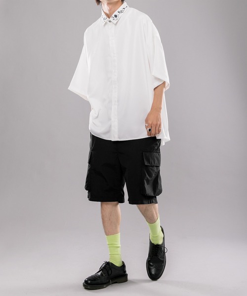 kutir(クティール)の「ナイロンカーゴハーフパンツ(その他パンツ・メンズ・ライトブルー/ブラック・SMALL/MEDIUM/LARGE)」の22枚目の写真