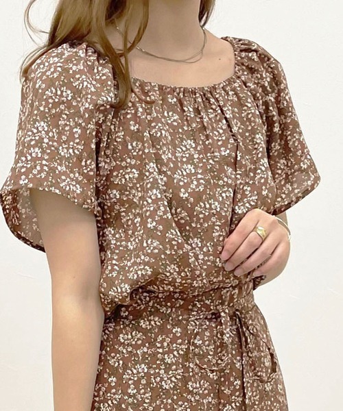 apres jour clair(アプレジュールクレア)の「【apres jour clair】アソート花柄ブラウス【ZOZOTOWN限定アイテム】(シャツ/ブラウス・レディース・ブラウン系その他/オフホワイト/アイボリー・フリー/X-LARGE)」の3枚目の写真