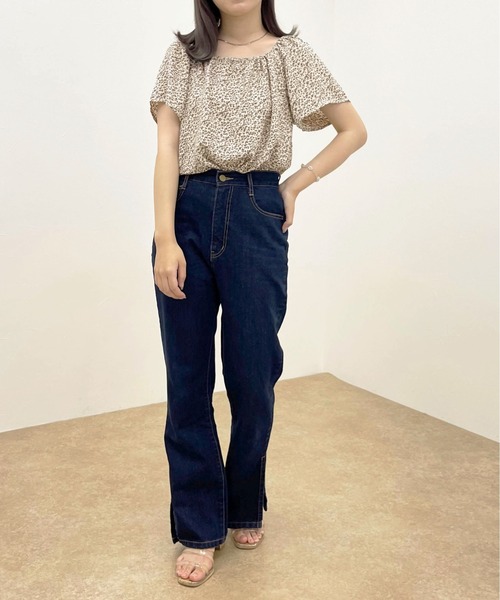 apres jour clair(アプレジュールクレア)の「【apres jour clair】アソート花柄ブラウス【ZOZOTOWN限定アイテム】(シャツ/ブラウス・レディース・ブラウン系その他/オフホワイト/アイボリー・フリー/X-LARGE)」の4枚目の写真