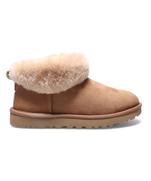 UGG（アグ）の「UGG Classic Ultra Mini Fluff / アグ クラッシック ウルトラ ミニ フラフ（ブーツ・レディース・ブラック/ブラウン・23.0cm/24.0cm/25.0cm/26.0cm/22.0cm）」の8枚目の写真