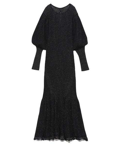 ラメニットマーメイドワンピース ワンピース Lily Brown リリーブラウン のファッション通販 Zozotown