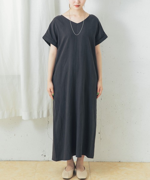 URBAN RESEARCH ROSSO リネン混コクーンワンピース ロング URBAN RESEARCH ROSSO リネン混コクーンワンピース ロング