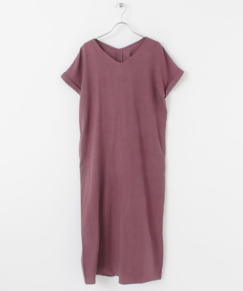 URBAN RESEARCH ROSSO（アーバンリサーチロッソ）の「リネン混コクーンワンピース（ワンピース・レディース・チャコールグレー/カーキ/ピンク系その他・FREE）」の19枚目の写真