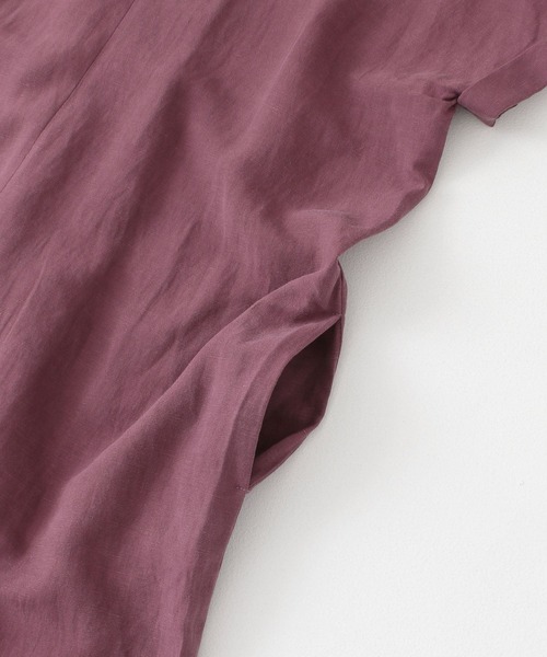 URBAN RESEARCH ROSSO（アーバンリサーチロッソ）の「リネン混コクーンワンピース（ワンピース・レディース・チャコールグレー/カーキ/ピンク系その他・FREE）」の21枚目の写真