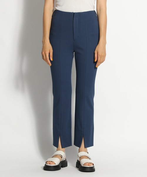 niko and...（ニコアンド）の「[MODE NORM CORE]ポンチスリットフレアパンツ（その他パンツ・レディース・ブラック/グリーン/ダークブルー・MEDIUM/LARGE）」の8枚目の写真