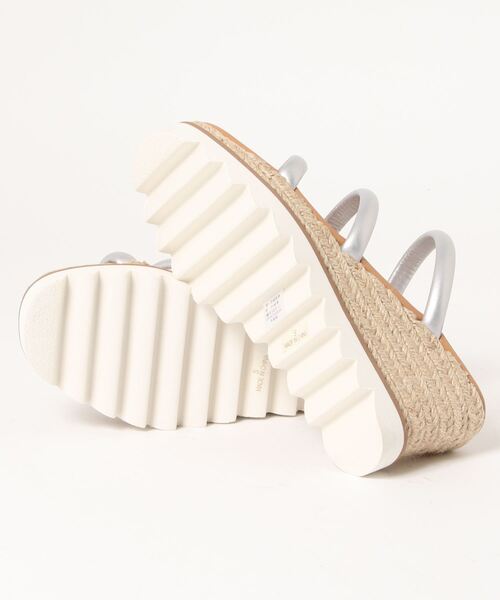 Casselini(キャセリーニ)の「Casselini(キャセリーニ)ジュートサンダル(サンダル・レディース・シルバー・S)」の3枚目の写真