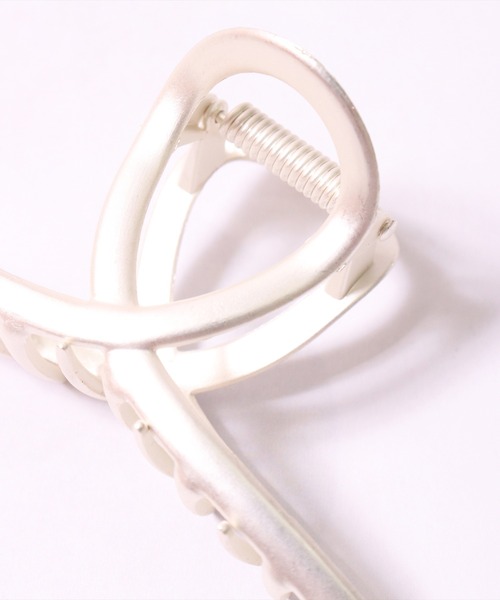 BAYBLO（ベイブロ）の「(SB)メタルフレーム リボン ヘアクリップ（バレッタ/ヘアクリップ・レディース・シルバー/ゴールド/シルバー系その他/ゴールド系その他・FREE）」の11枚目の写真