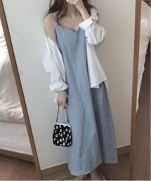 NiiNa（ニーナ）の「【NiiNa】コットンキャミワンピース（ワンピース）」