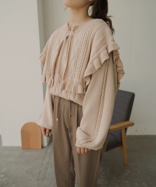 moi tytto(モイテュット)の「淡色イージーパンツ(その他パンツ・レディース・ベージュ/モカ・SMALL/MEDIUM)」の19枚目の写真