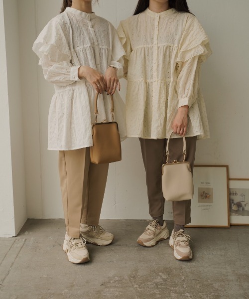 moi tytto(モイテュット)の「淡色イージーパンツ(その他パンツ・レディース・ベージュ/モカ・SMALL/MEDIUM)」の8枚目の写真