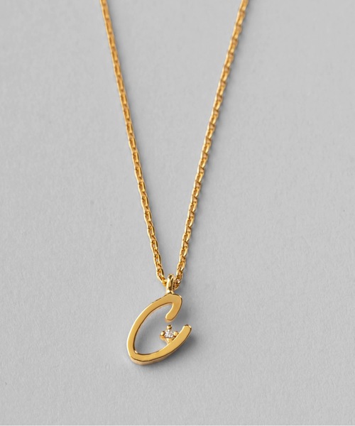 VATSURICA（バツリカ）の「〈VATSURICA〉silver 925 / 金属アレルギー対応 / イニシャル チェーンネックレス（ネックレス・レディース・R/K/A/Y/M/S/H/N/T/C/E・FREE）」の3枚目の写真