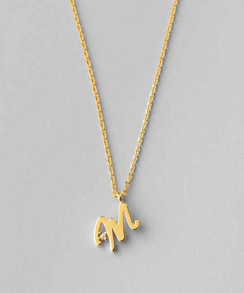 VATSURICA（バツリカ）の「〈VATSURICA〉silver 925 / 金属アレルギー対応 / イニシャル チェーンネックレス（ネックレス・レディース・R/K/A/Y/M/S/H/N/T/C/E・FREE）」の7枚目の写真