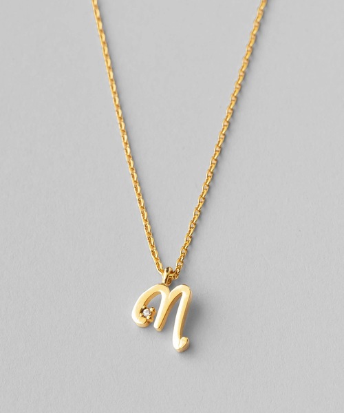 VATSURICA（バツリカ）の「〈VATSURICA〉silver 925 / 金属アレルギー対応 / イニシャル チェーンネックレス（ネックレス・レディース・R/K/A/Y/M/S/H/N/T/C/E・FREE）」の8枚目の写真