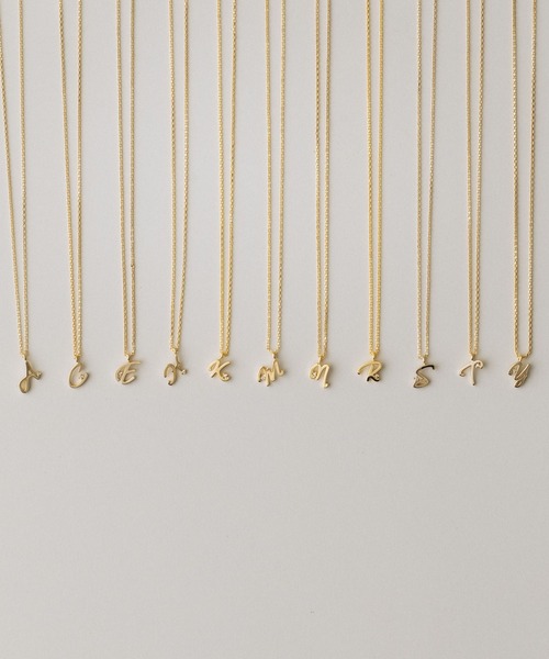 VATSURICA（バツリカ）の「〈VATSURICA〉silver 925 / 金属アレルギー対応 / イニシャル チェーンネックレス（ネックレス・レディース・R/K/A/Y/M/S/H/N/T/C/E・FREE）」の12枚目の写真