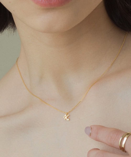 VATSURICA（バツリカ）の「〈VATSURICA〉silver 925 / 金属アレルギー対応 / イニシャル チェーンネックレス（ネックレス・レディース・R/K/A/Y/M/S/H/N/T/C/E・FREE）」の16枚目の写真