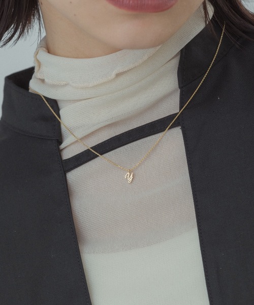 VATSURICA（バツリカ）の「〈VATSURICA〉silver 925 / 金属アレルギー対応 / イニシャル チェーンネックレス（ネックレス・レディース・R/K/A/Y/M/S/H/N/T/C/E・FREE）」の17枚目の写真