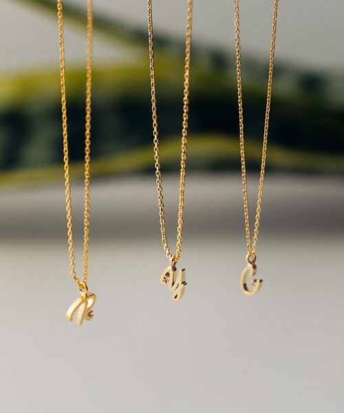 VATSURICA（バツリカ）の「〈VATSURICA〉silver 925 / 金属アレルギー対応 / イニシャル チェーンネックレス（ネックレス・レディース・R/K/A/Y/M/S/H/N/T/C/E・FREE）」の20枚目の写真