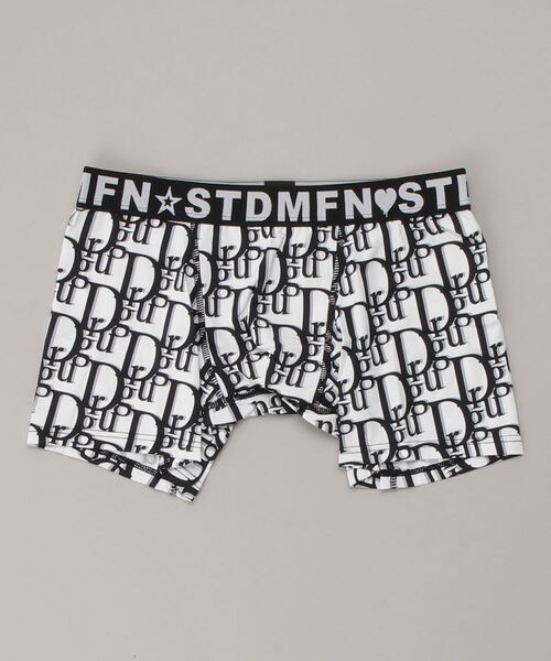 STUD MUFFIN（スタッドマフィン）の「STUD MUFFIN/スタッドマフィン/アンダーウェア Drag柄（ボクサーパンツ・メンズ・ホワイト/ブラック・MEDIUM/LARGE/X-LARGE）」の2枚目の写真