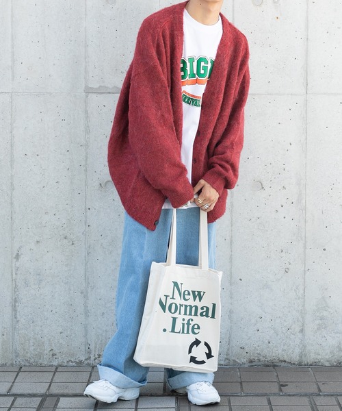 kutir(クティール)の「キャンバスロゴトートバッグ(トートバッグ・メンズ・アイボリー・FREE)」の6枚目の写真