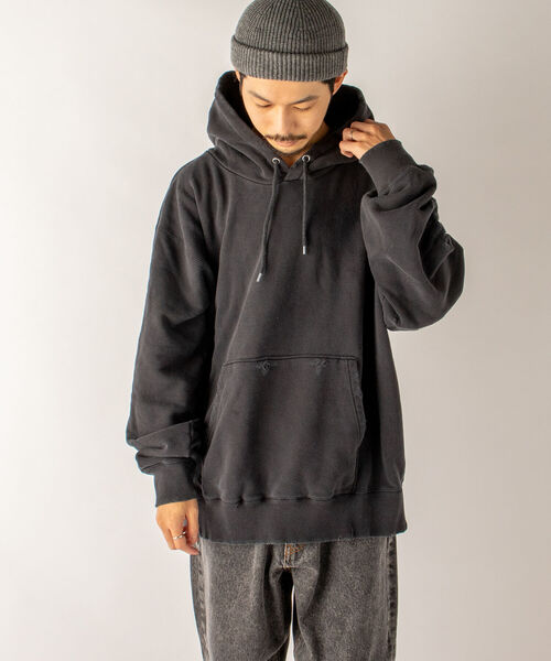 GLOSTER（グロスター）の「【GLOSTER/グロスター】ダメージ加工 プルオーバーパーカー（パーカー・メンズ・ホワイト/ブラック・MEDIUM）」の7枚目の写真