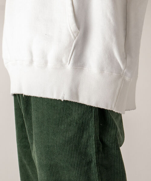 GLOSTER（グロスター）の「【GLOSTER/グロスター】ダメージ加工 プルオーバーパーカー（パーカー・メンズ・ホワイト/ブラック・MEDIUM）」の15枚目の写真