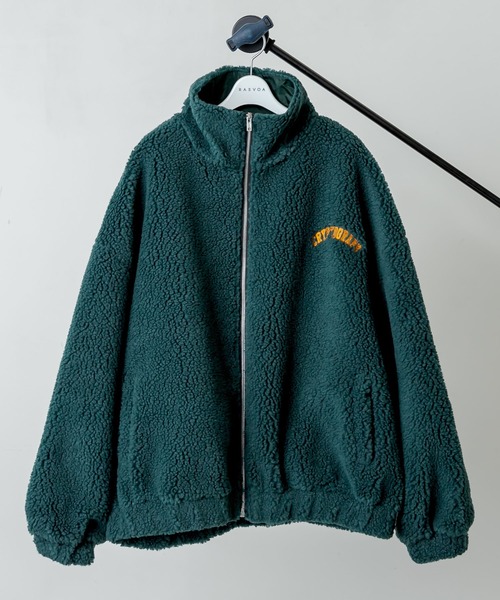 RASVOA(ラスボア)の「カレッジロゴオーバーボアブルゾン(ブルゾン・レディース・ブラック/パープル/グリーン・FREE)」の20枚目の写真