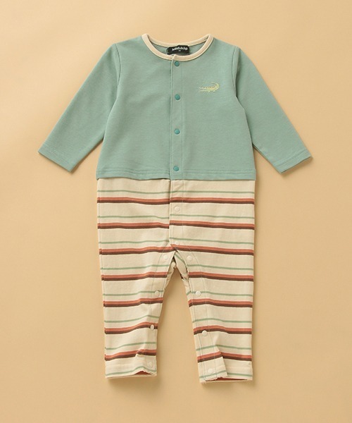 kladskap長袖カバーオール クレードスコープ(kladskap)ライオンサロペット風長袖