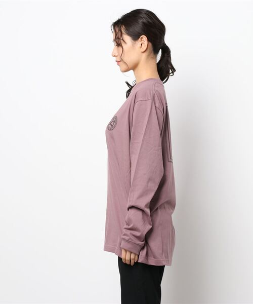 ADIRA（アディラ）の「ユニセックススカーフガラL/T（Tシャツ/カットソー・レディース・スミクロ/エンジ・LARGE）」の5枚目の写真